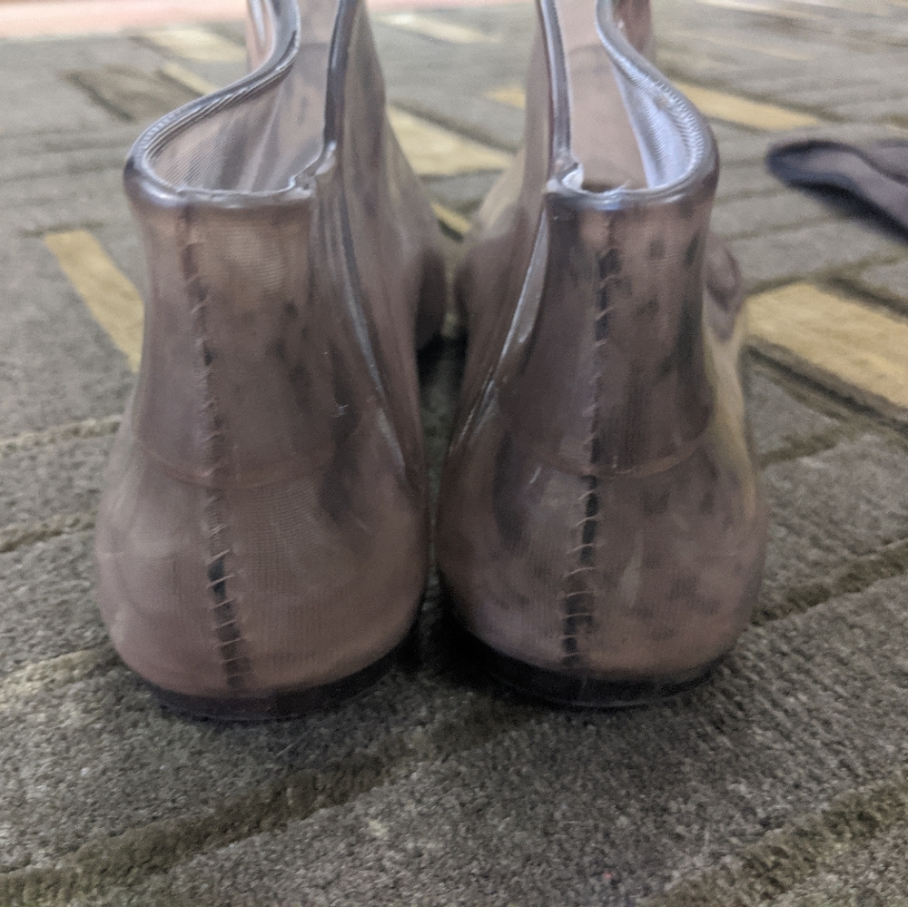 Rain Booties With Snake Skin Pattern - image 2